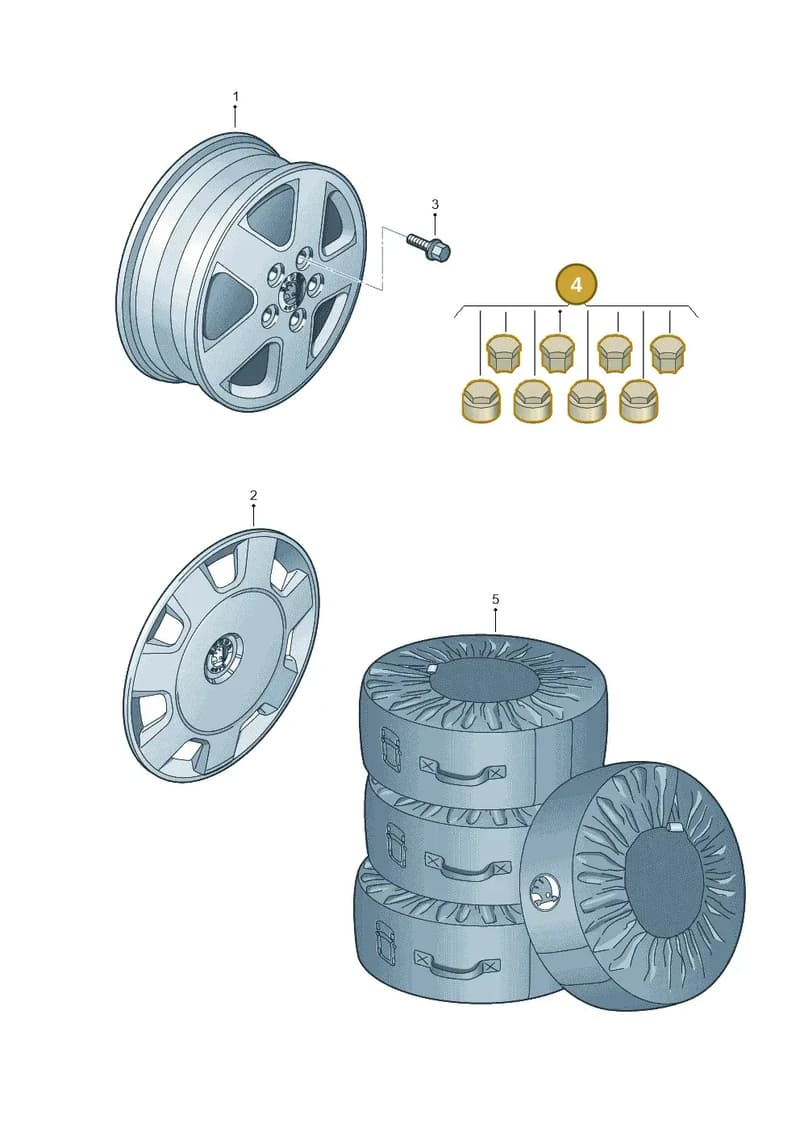 000071215PUZ7 — Skoda Octavia (2017-2020) diagram 851071700, position 4
