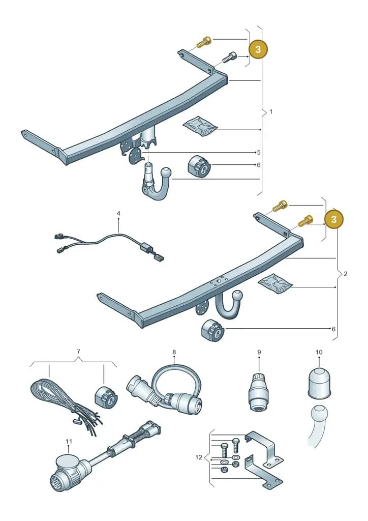 000092700 — Volkswagen Golf (2019-2025) diagram 827071010, position 3