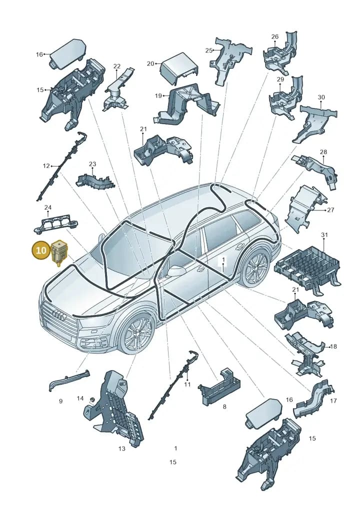 000098600AN — Audi A5 Limousine (2024-2025) diagram 859971800, position 10