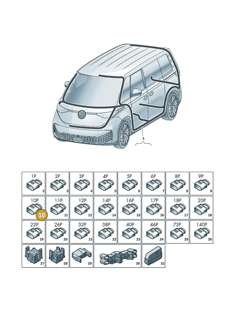 000098658A — Volkswagen Taigo (2021-2025) diagram 15a972000, position 10