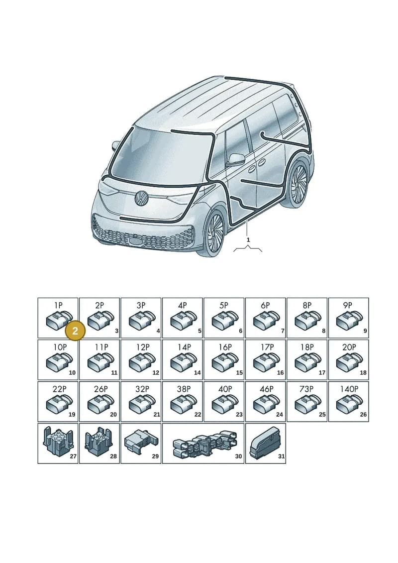 000098692 — Volkswagen Taigo (2021-2025) diagram 15a972000, position 2