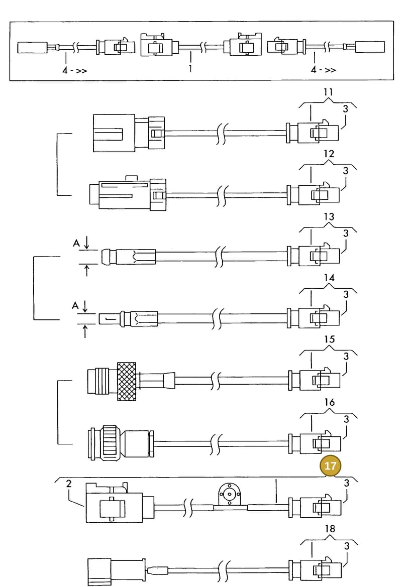 000098703 — Audi 1J0 platform diagram 198035260, position 17