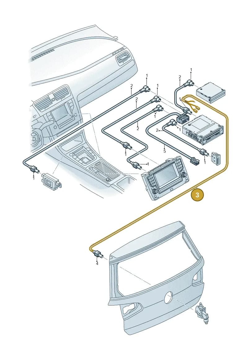 000098703 — Volkswagen Arteon (2017-2025) diagram 796972550, position 3