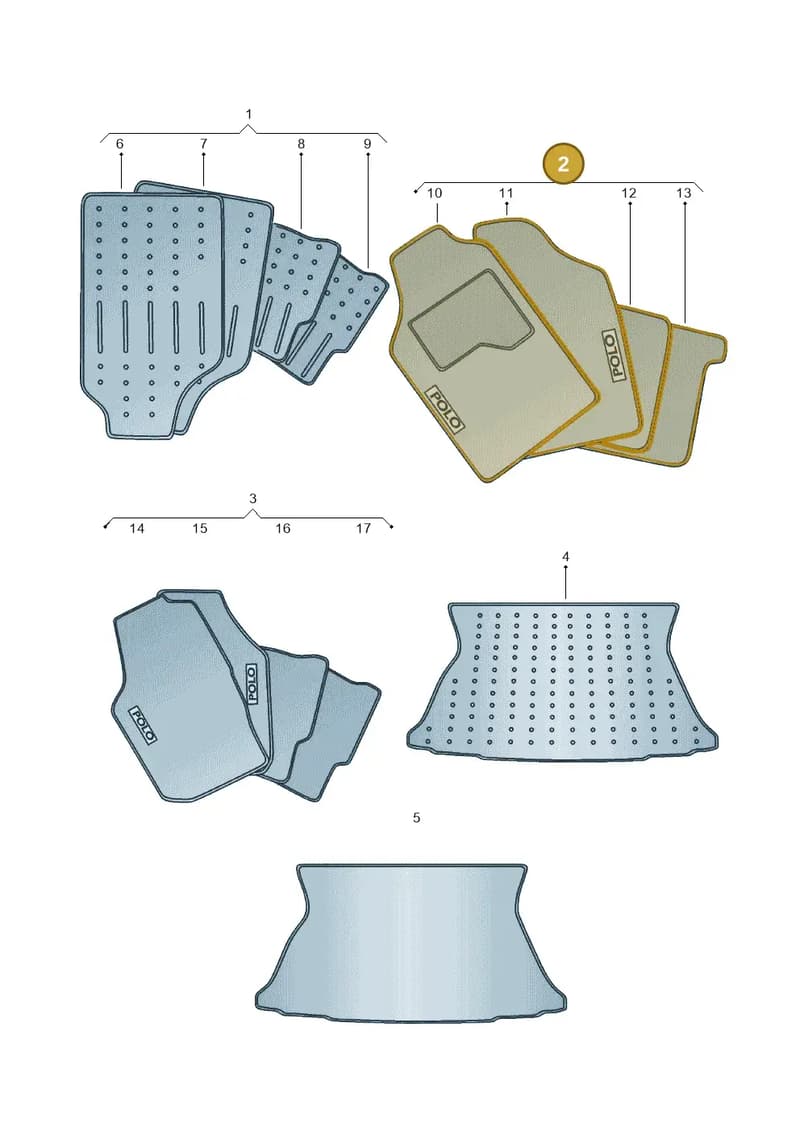 000099172 — Volkswagen POLO-BRASIL (2002-2006) diagram 376061100, position 2