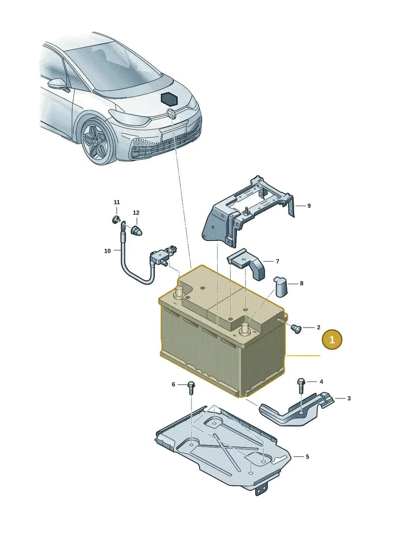 000915089BA — Volkswagen ID.3 (2019-2025) diagram 10a915000, position 1