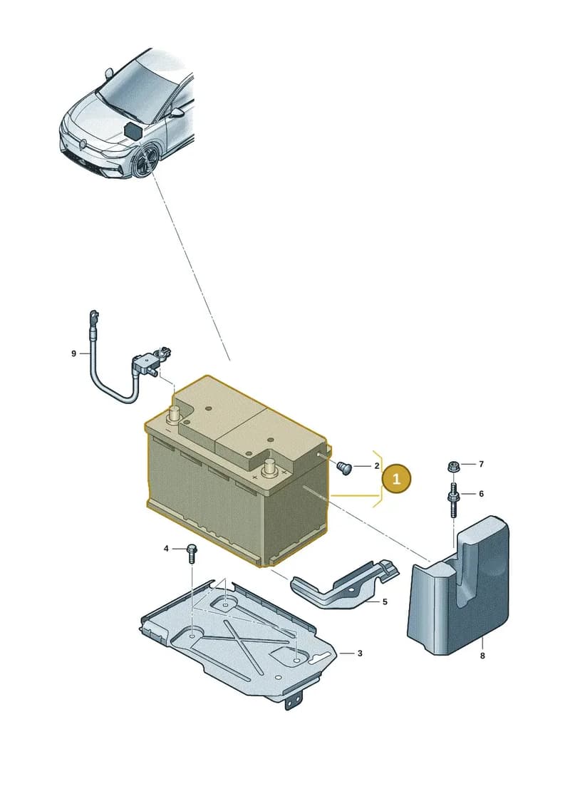 000915089BA — Volkswagen ID.7 (2023-2025) diagram 14b915000, position 1
