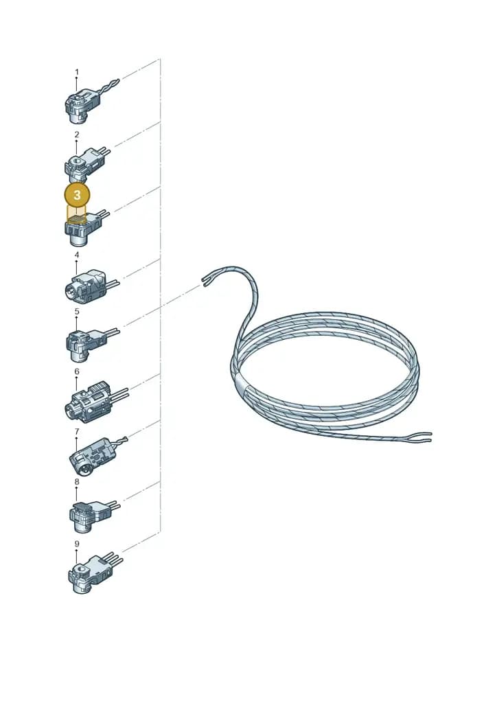 000971582R — Audi A5 Limousine (2024-2025) diagram 596971845, position 3