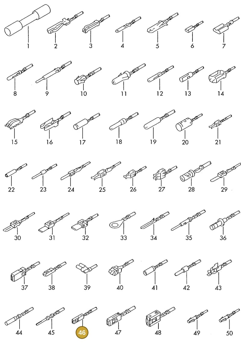 000979150EA — Volkswagen 1J0 platform diagram 198979400, position 46