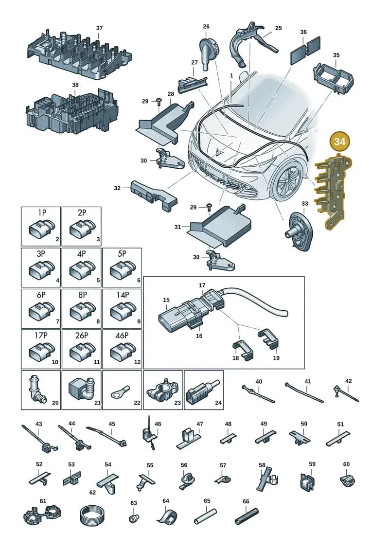 000979152E — SEAT CUPRA Born (2021-) diagram 10s971080, position 34