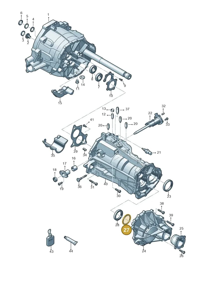 012409387BQ — Audi A5 Cabrio 2.0 (2008-2012) diagram 636301450, position 27