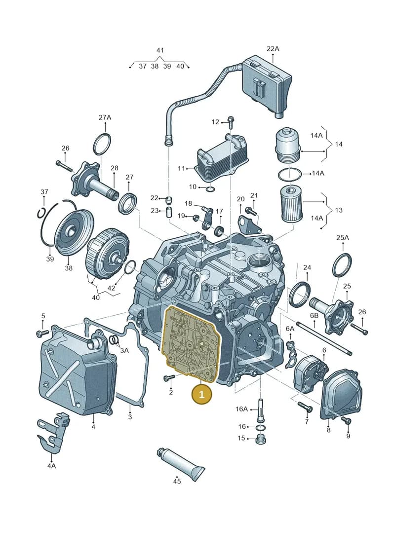 02E325025ASZ11 — Skoda Octavia (2017-2020) diagram 746321650, position 1