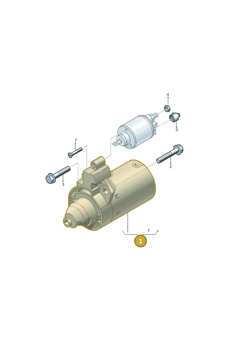 02E911024NX — Audi A3 Sportback (2016-2020) diagram 771911300, position 1