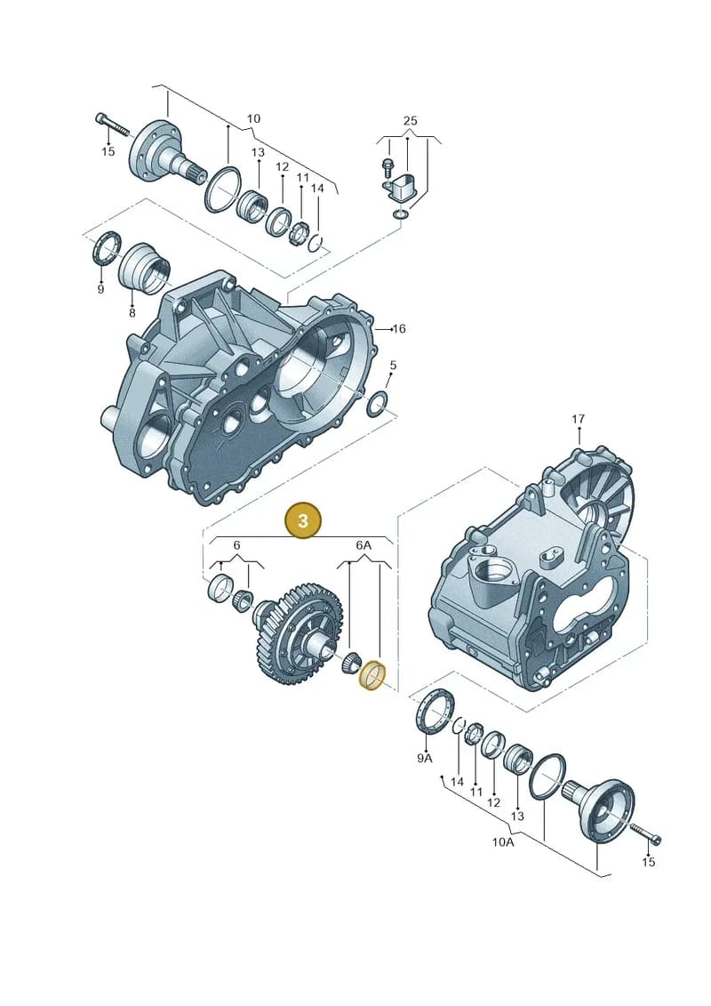 02T409021AS — SEAT Ibiza (2012-) diagram 747409170, position 3