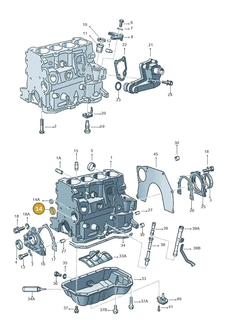 030103113 — Volkswagen 3B0 platform diagram 118103100, position 14