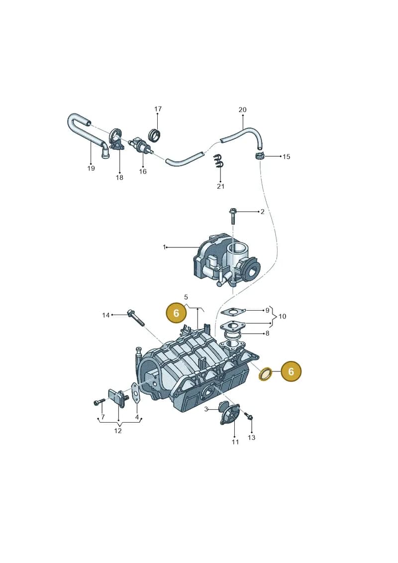 030129717E — Volkswagen Kombi (2011-) diagram 315133160, position 6