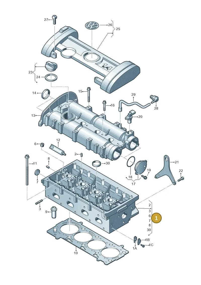 036103264CX — SEAT Ibiza (2012-) diagram 474103400, position 1