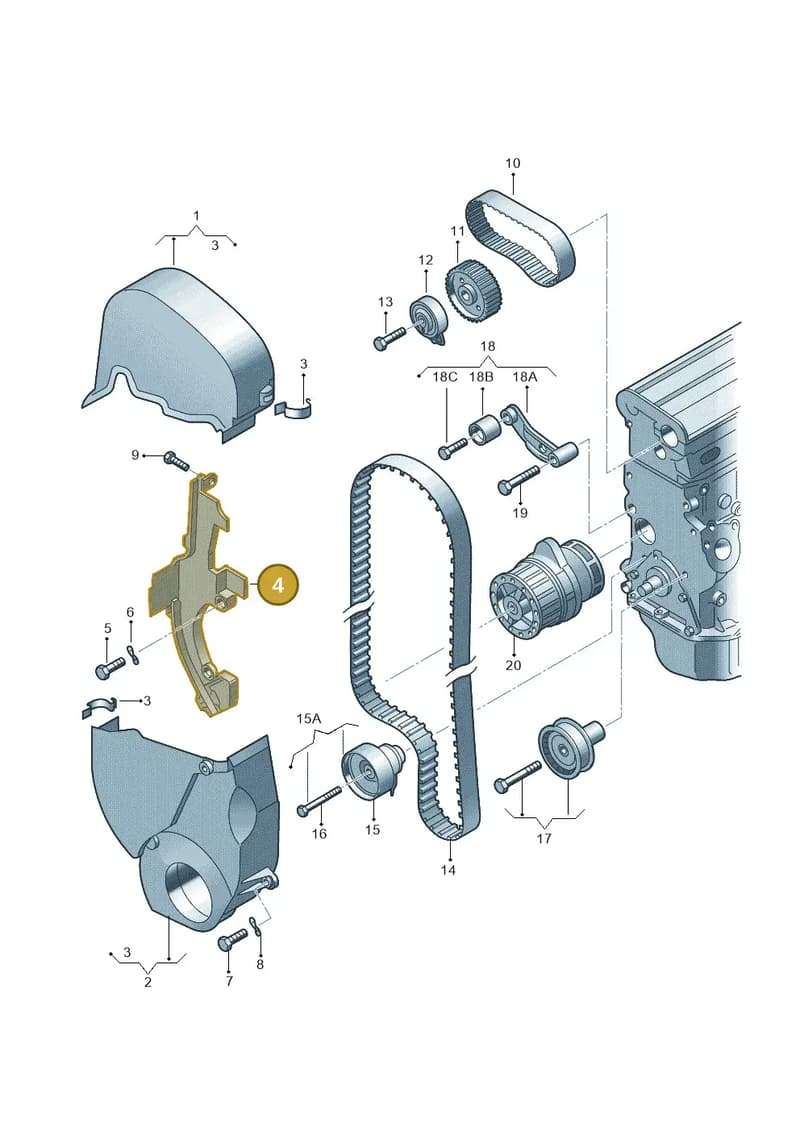 036109170K — SEAT Ibiza (2012-) diagram 194109520, position 4