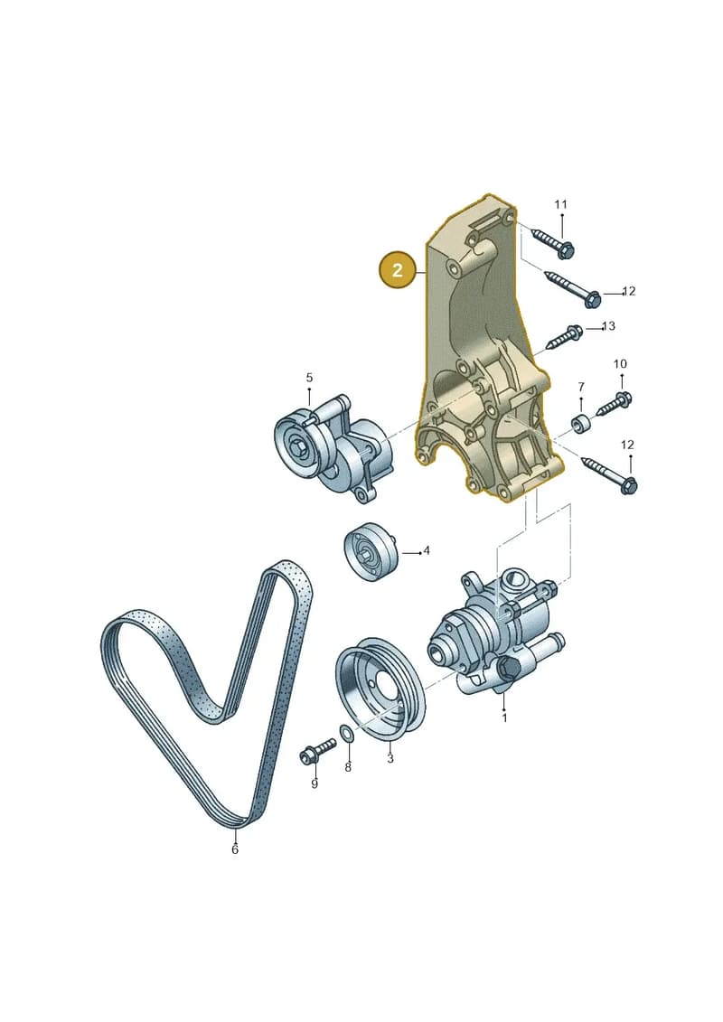 036145163F — Volkswagen Polo (2011-2014) diagram 194145210, position 2