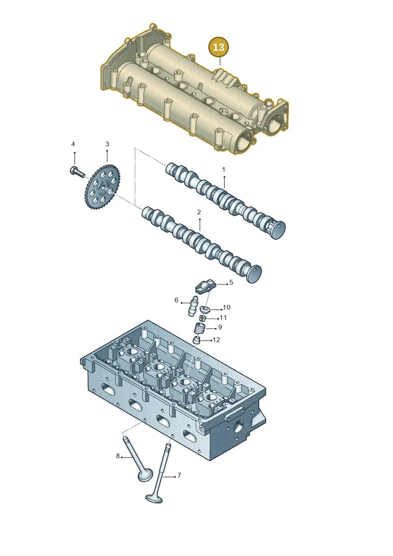 03C103475CR — Volkswagen Polo Vivo (2017-) diagram 253109150, position 13