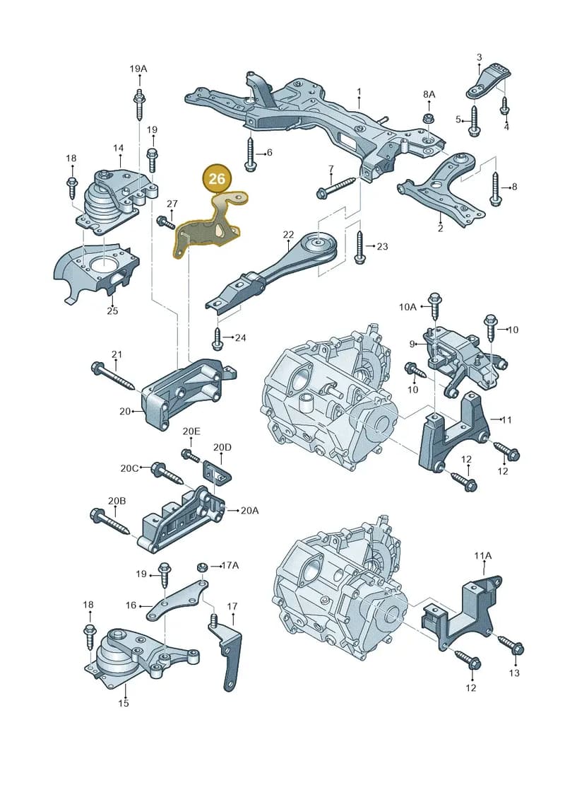 03C199207G — SEAT Ibiza (2012-) diagram 747199250, position 26