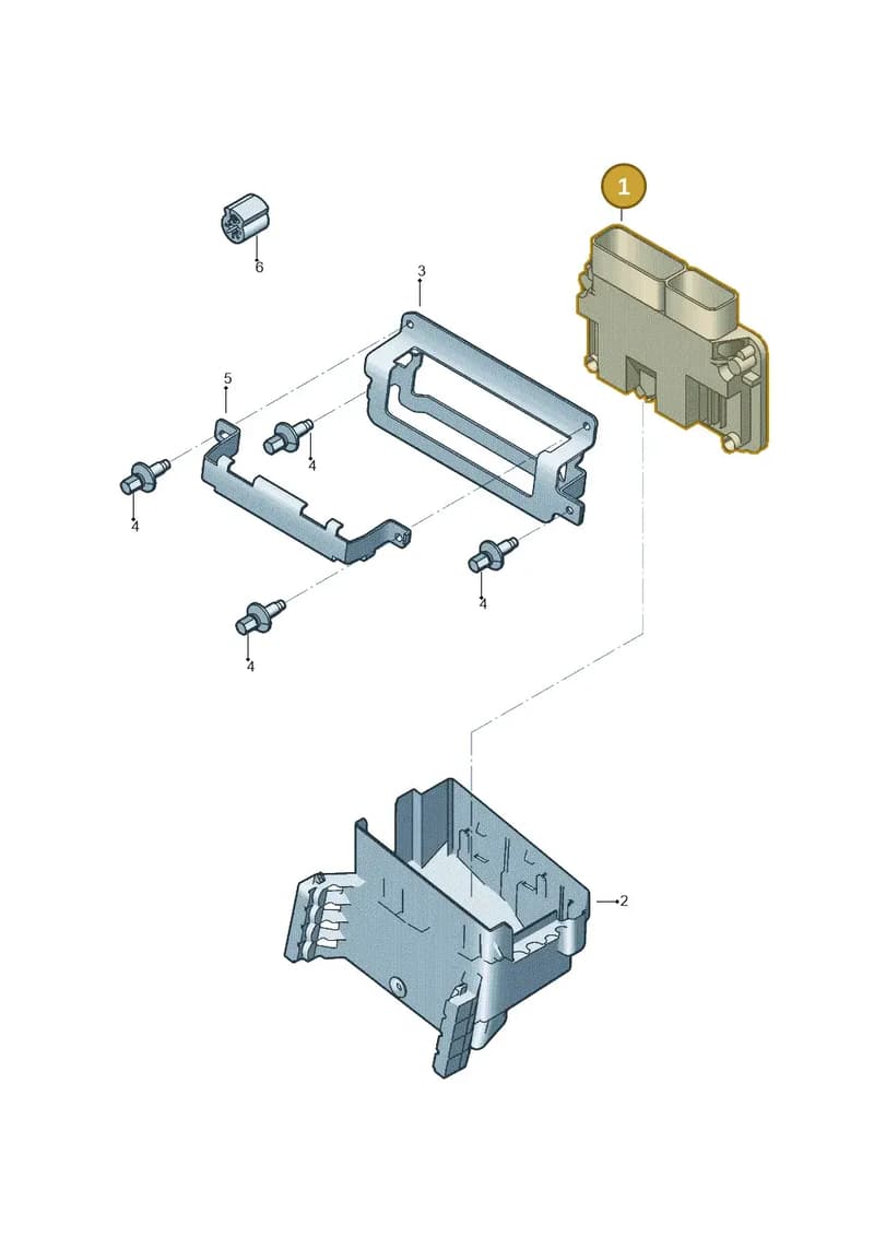 03C906026CA — Volkswagen Jetta (2014-2017) diagram 789906020, position 1