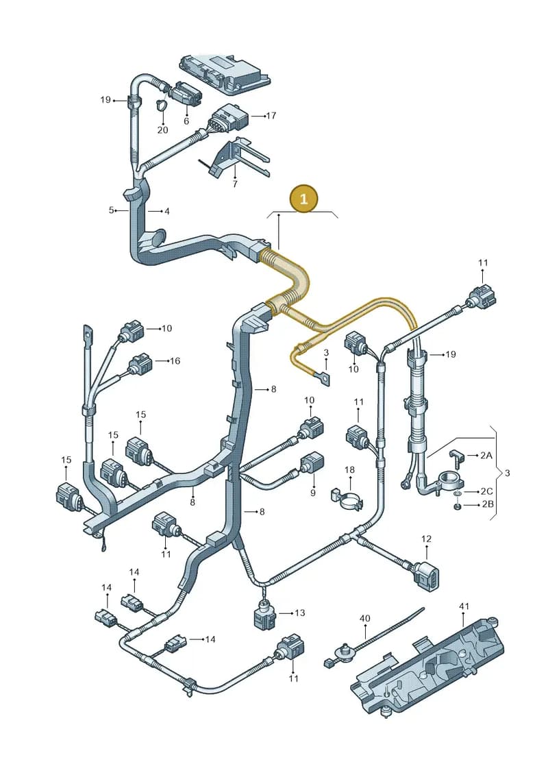 03E971612AM — SEAT Toledo Reference (2012-2015) diagram 253971030, position 1