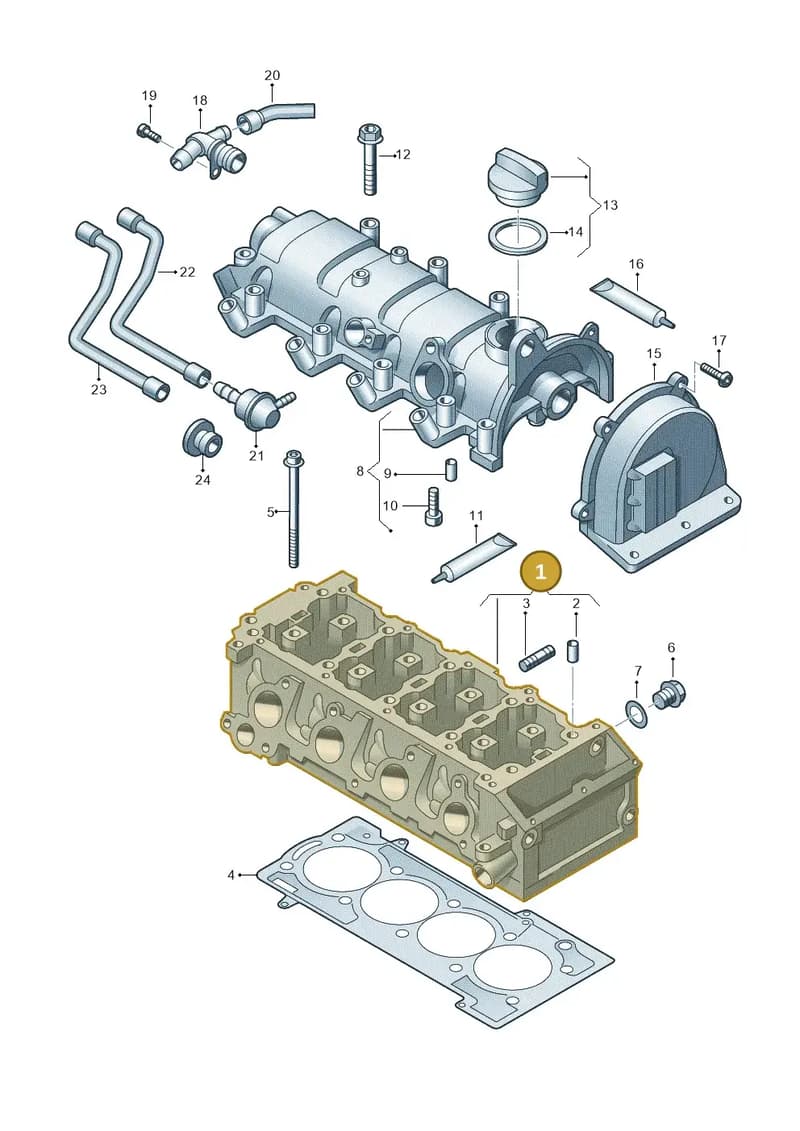 03F103351A — Skoda Rapid (2012-2022) diagram 649103410, position 1