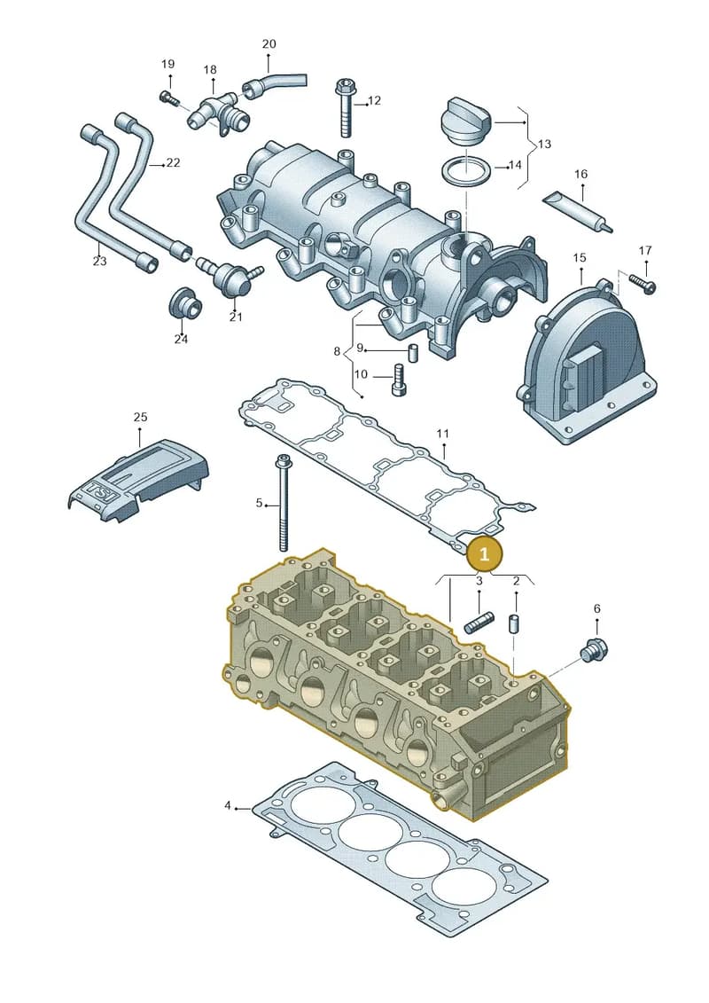 03F103351A — Skoda Yeti (2013-2017) diagram 729103410, position 1