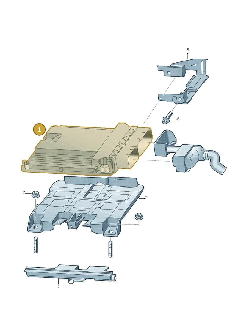 03F906070FT5K0 — Volkswagen Golf (2011-2013) diagram 729906200, position 1