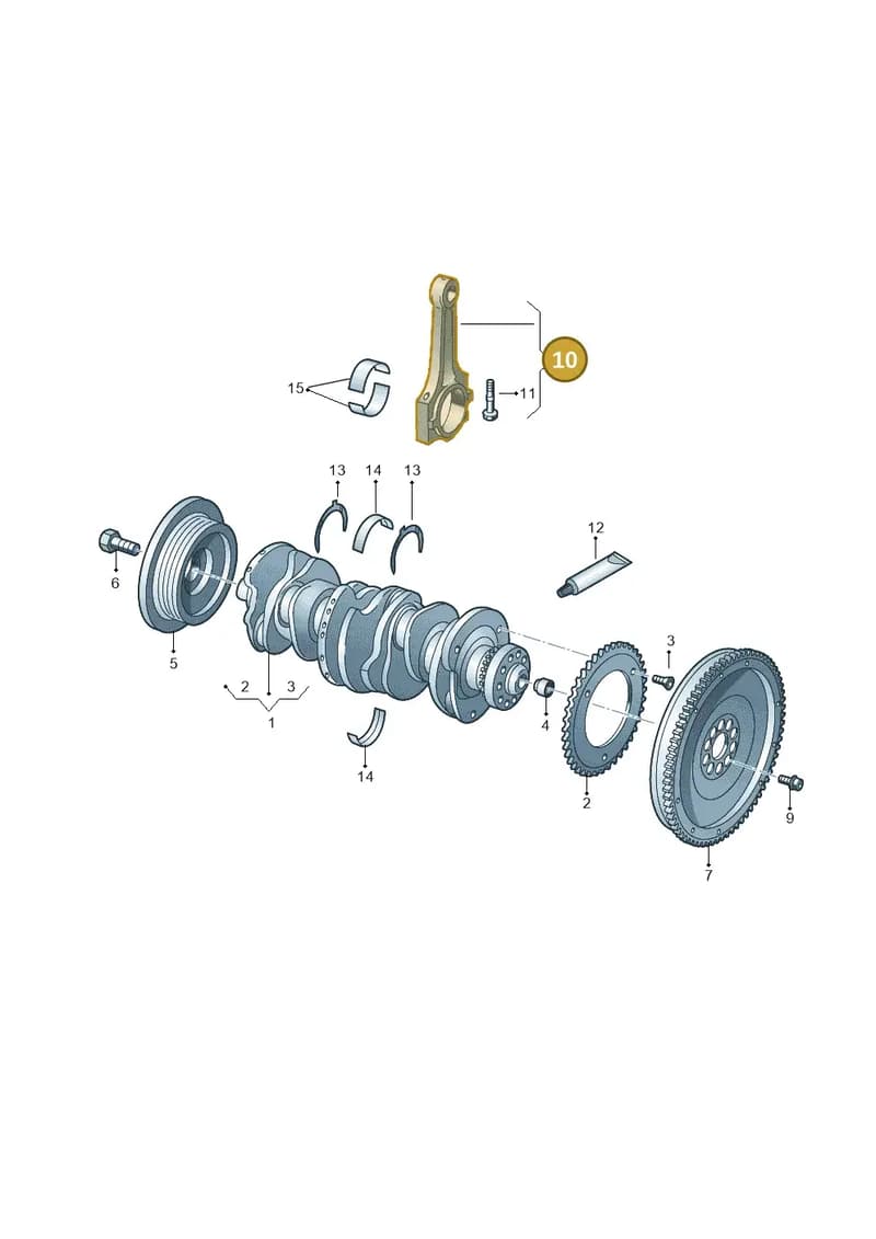 03H198401D — Volkswagen Teramont X (2019-2021) diagram 809105500, position 10