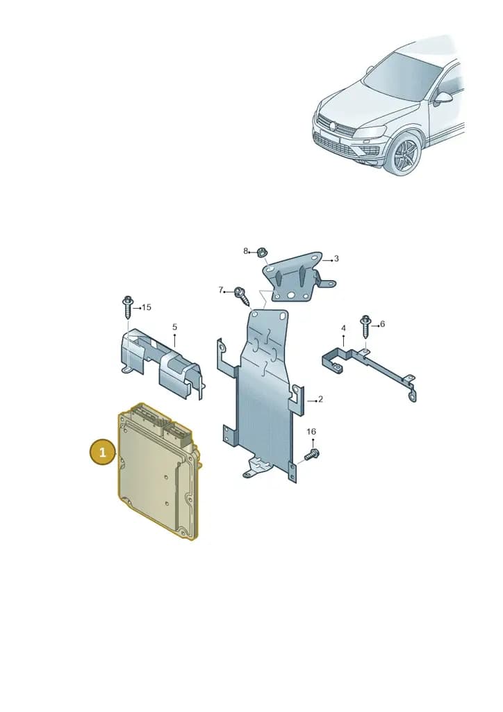 03H906023CD — Volkswagen Touareg BlueMotion (2014-2018) diagram 787906220, position 1