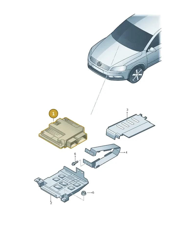 03H906023CN — Volkswagen Magotan 1.4 (2011-2012) diagram 702906200, position 1