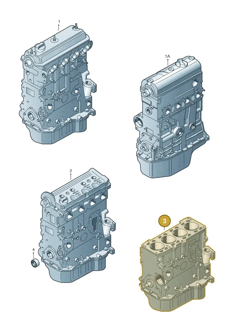 03L100103SX — SEAT Altea XL (2013-) diagram 162100100, position 3