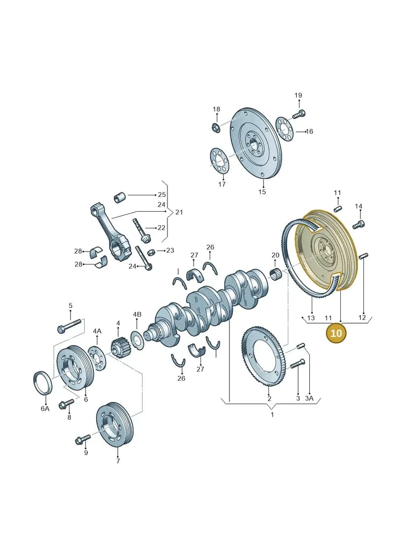 03L105266CE — Volkswagen POLO CLASSIC       "ZA"05> (2005-) diagram 194105150, position 10