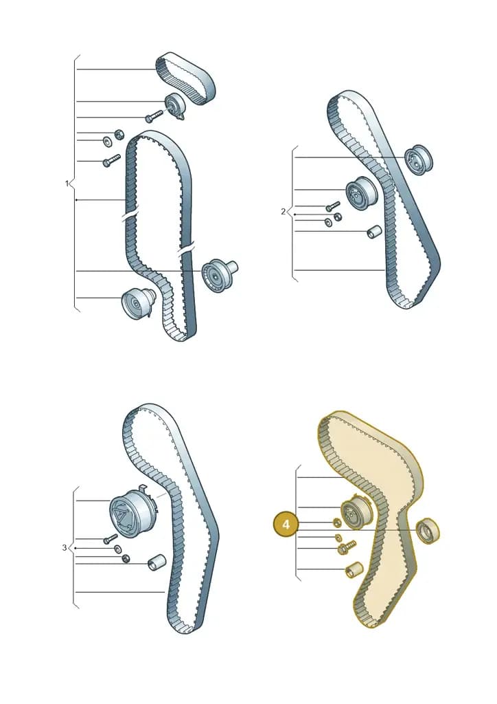 03L198119M — SEAT Altea XL (2013-) diagram 420109000, position 4