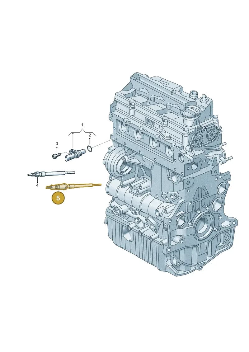 03L905061L — Skoda Kodiaq (2016-2024) diagram 745905050, position 5