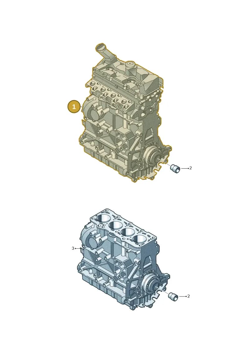 03N100031F — Volkswagen Transporter Multivan (2019-2024) diagram 862100500, position 1