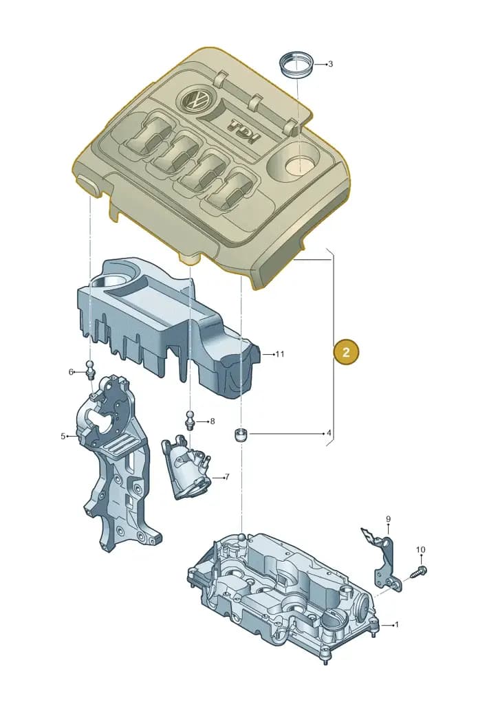 03N103925C — Skoda Kodiaq (2016-2024) diagram 793103900, position 2