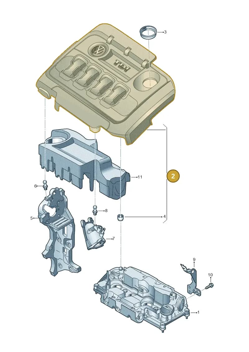 03N103925C — Skoda Kodiaq (2016-2024) diagram 793103900, position 2