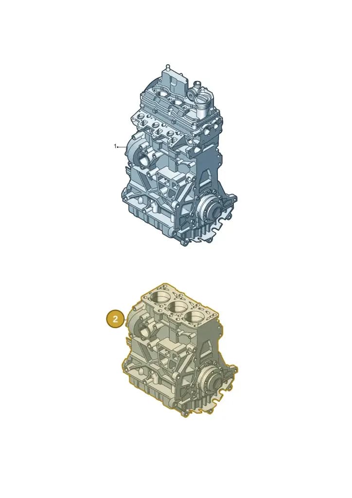 03P100103 — Volkswagen Polo (2012-2014) diagram 747100500, position 2