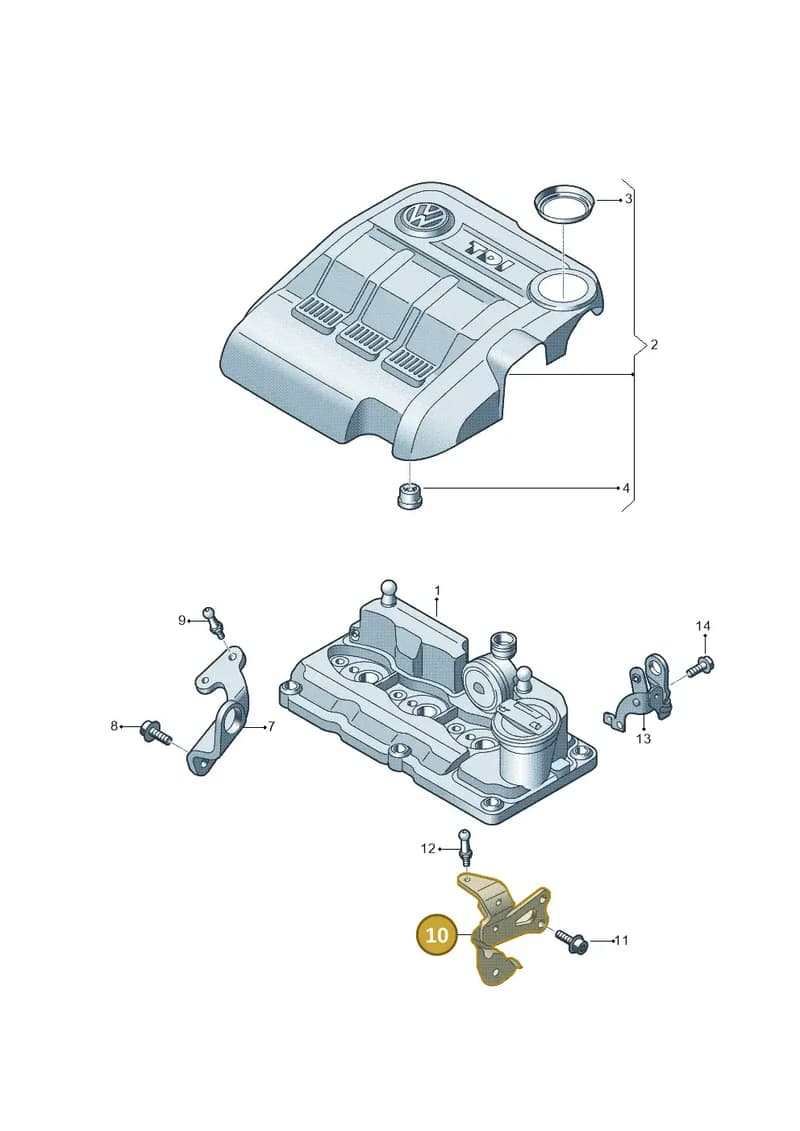 03P103369 — Volkswagen Polo (2012-2014) diagram 672103750, position 10