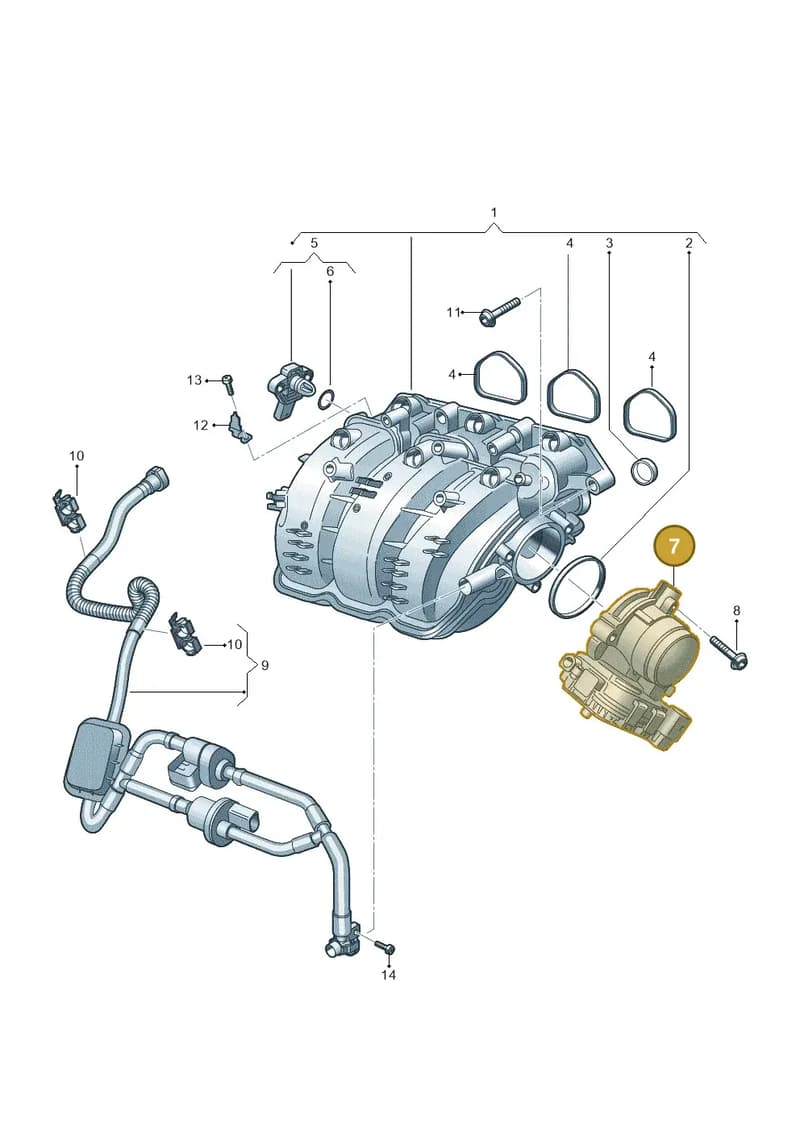 04C133062J — SEAT Ibiza (2017-) diagram 837133020, position 7