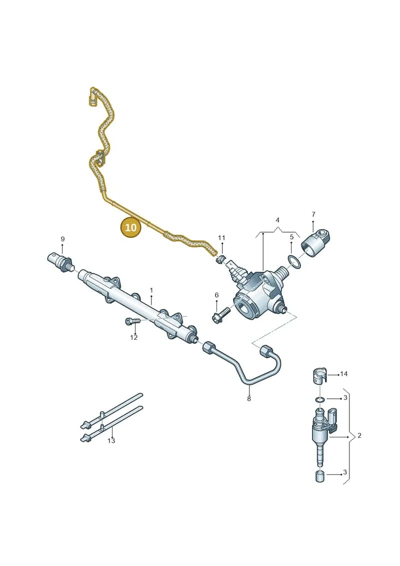 04C133723CK — Skoda Fabia (2014-2022) diagram 747133700, position 10