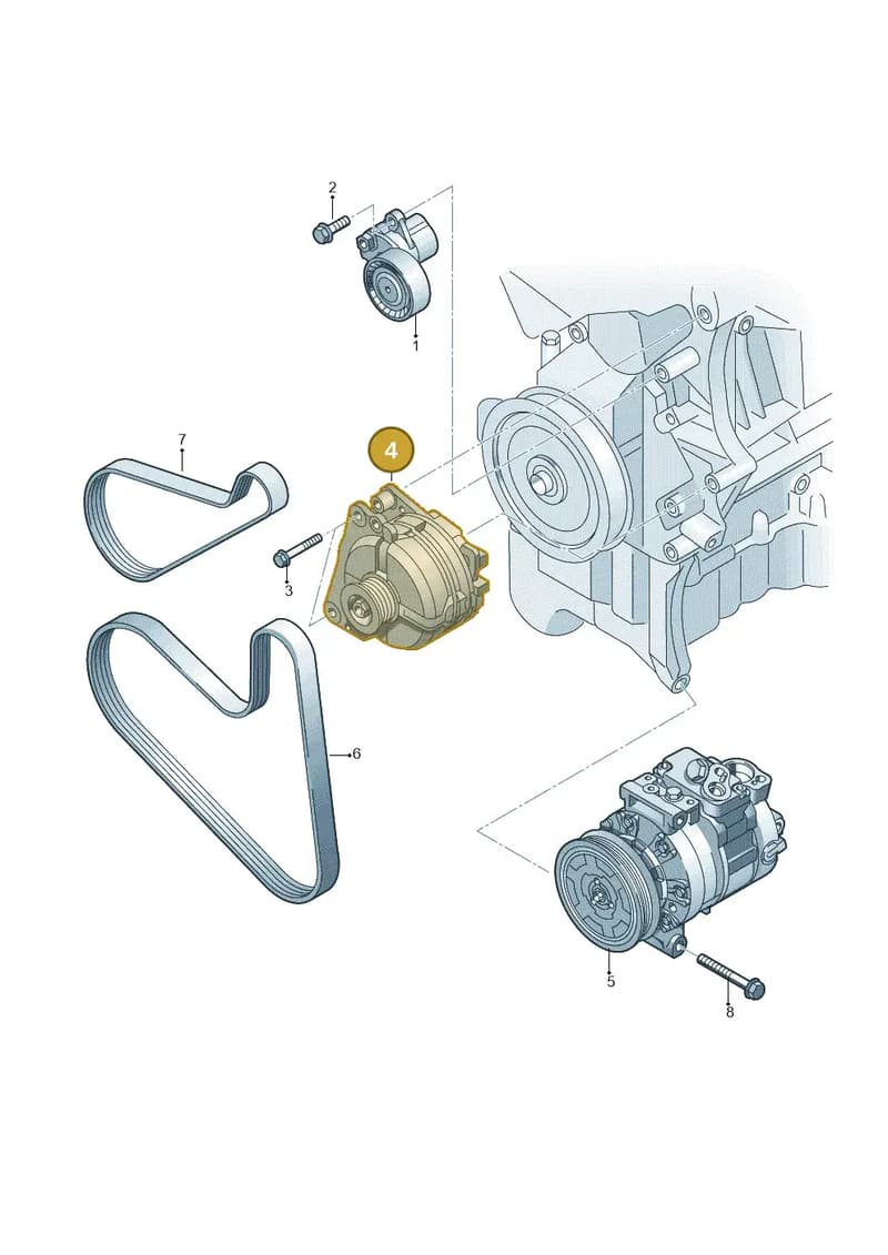 04C903023R — Volkswagen Polo Vivo (2017-) diagram 746903200, position 4