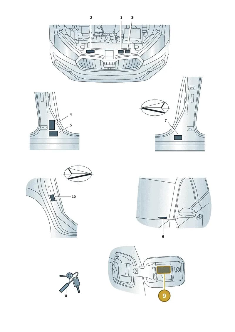04E010012R — Skoda Fabia (2021-2022) diagram 6vn010000, position 9