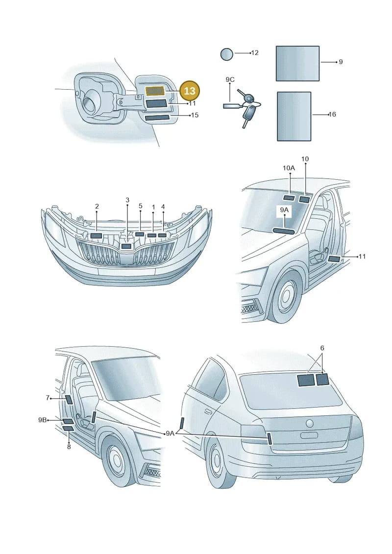 04E010012R — Skoda Octavia (2017-2020) diagram 805010010, position 13