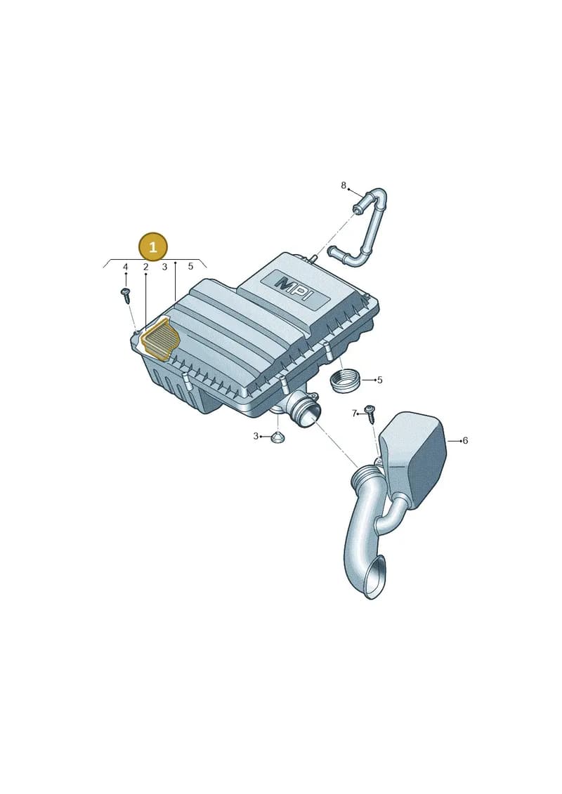 04E129607Q — Skoda Fabia (2014-2022) diagram 773129200, position 1