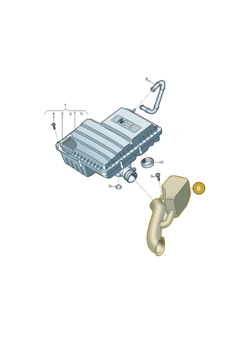 04E129618D — Skoda Kamiq (2019-2020) diagram 773129200, position 6