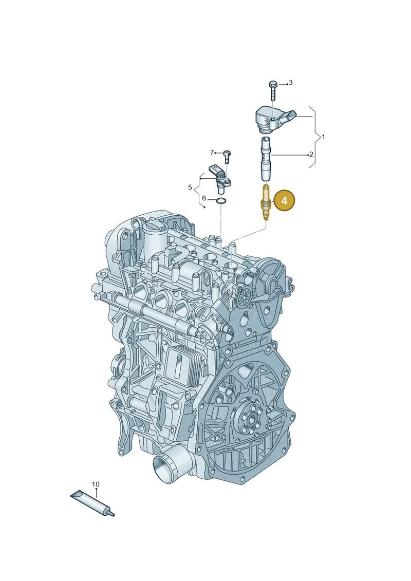 04E905612C — Skoda Kodiaq (2016-2024) diagram 804905000, position 4