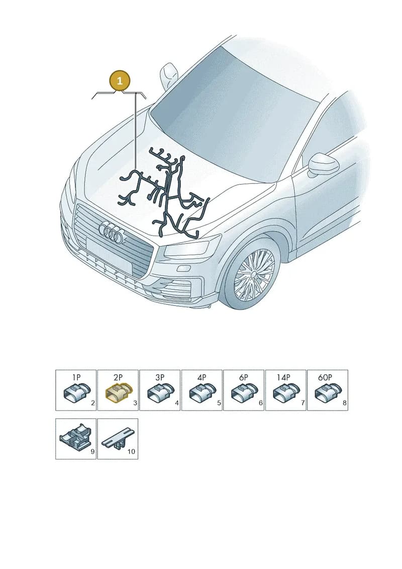 04E972627KS — Audi Q2 (2016-2025) diagram 803971150, position 1